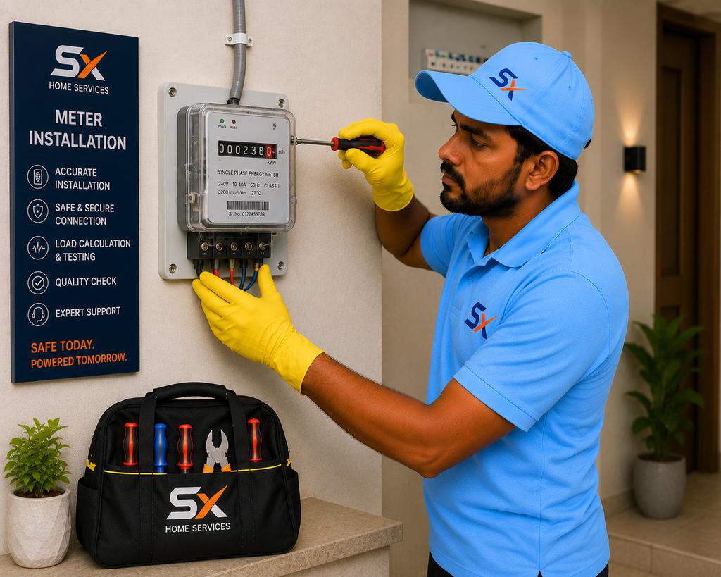Sub meter installation